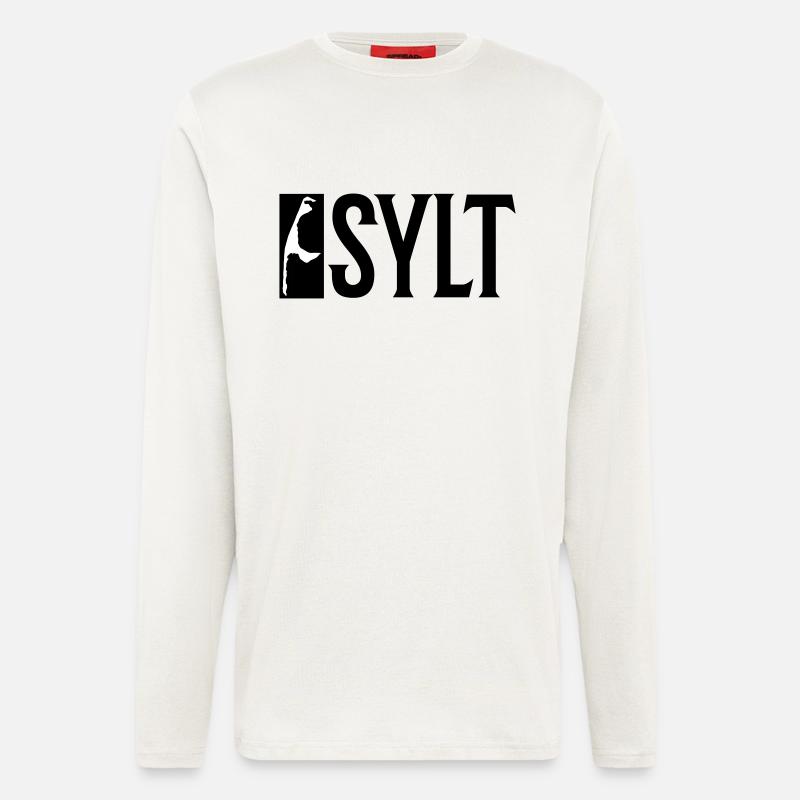 Sylt Urlaub - Langarmshirt - made by SPREAD  - OFF WHITE