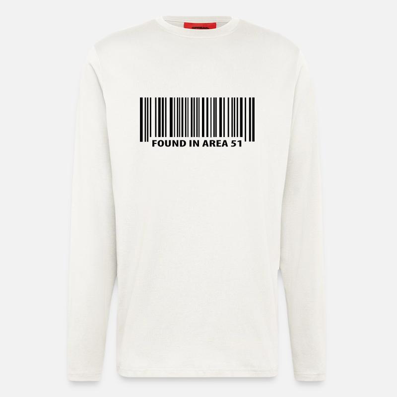 Found in Area 51 - Longsleeve - made by SPREAD  - OFF WHITE