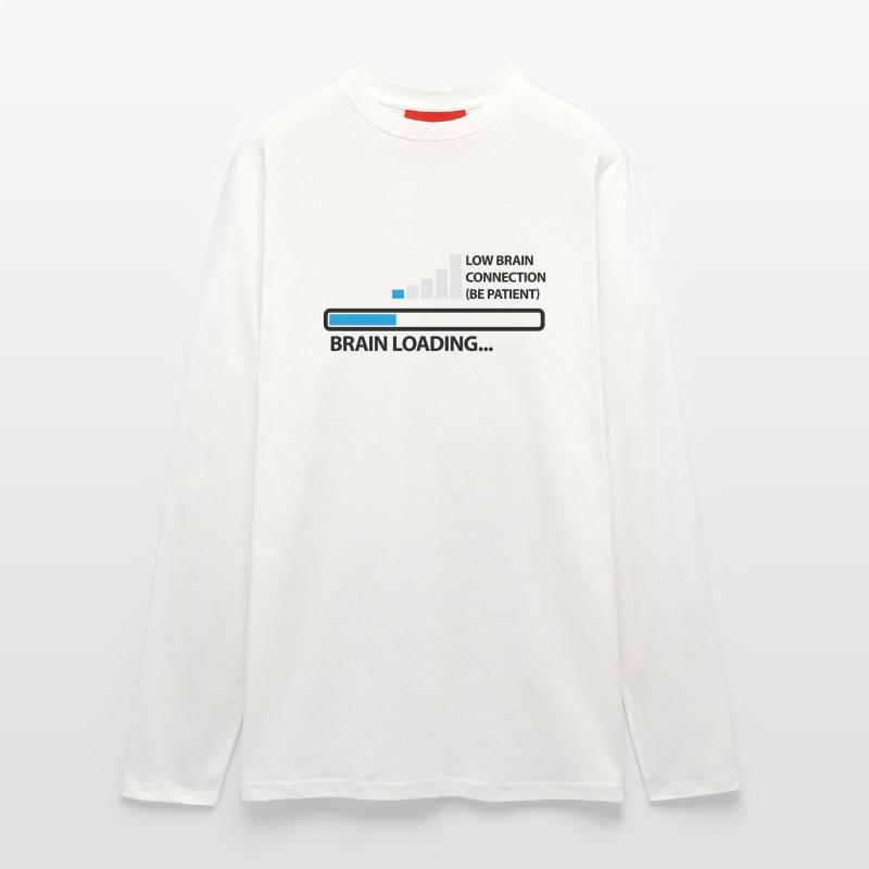 low_brain_connetion_loading_3c Longsleeve - made by SPREAD 