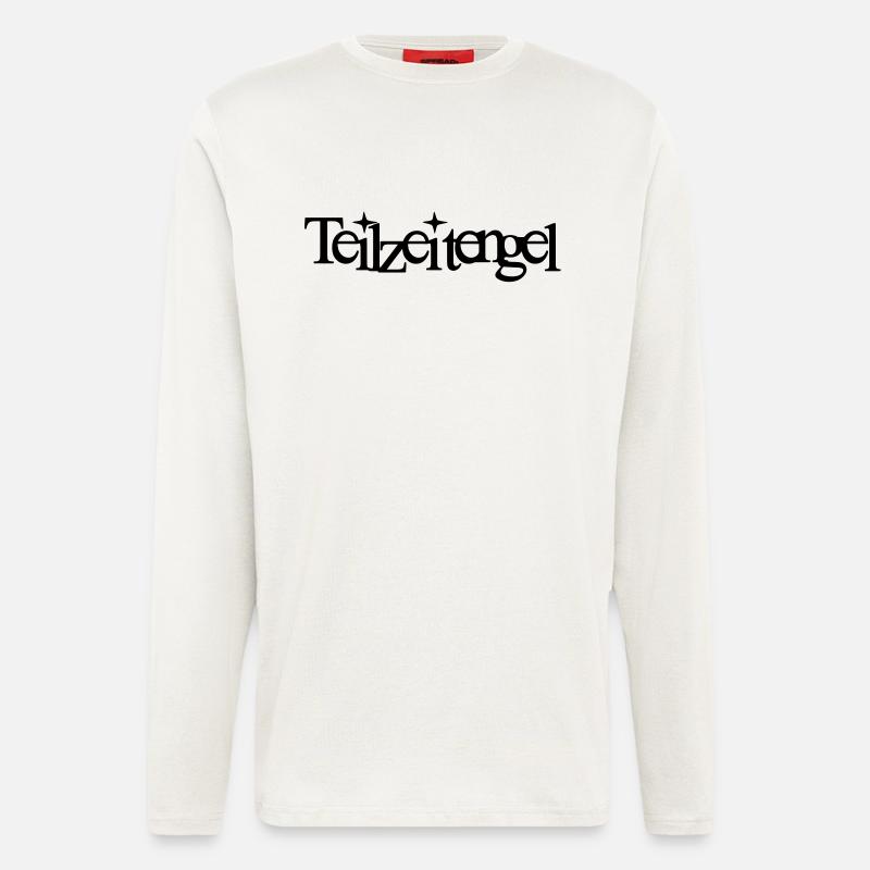 Teufel? Engel? Teilzeitengel! - Langarmshirt - made by SPREAD - OFF WHITE