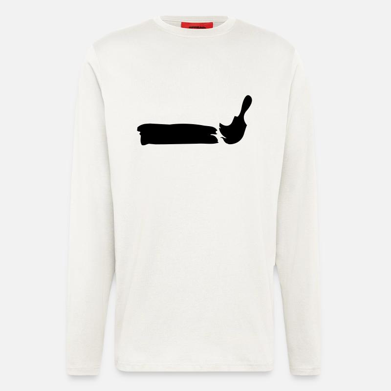 maler_1 - Langarmshirt - made by SPREAD  - OFF WHITE