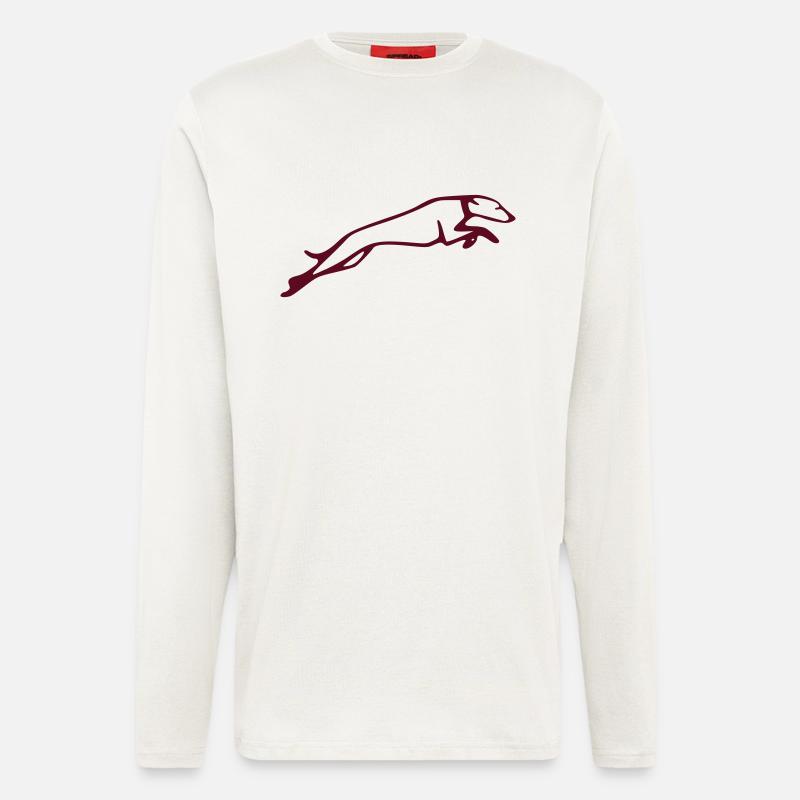 hundsprung - Langarmshirt - made by SPREAD - OFF WHITE