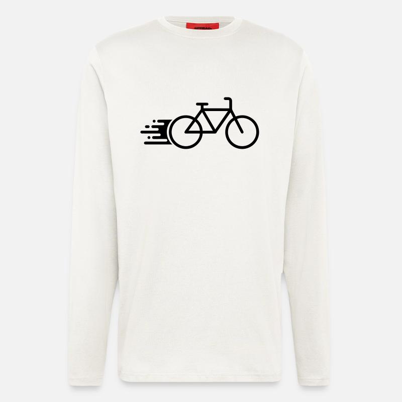 Fast Bicycle - Longsleeve - made by SPREAD  - OFF WHITE