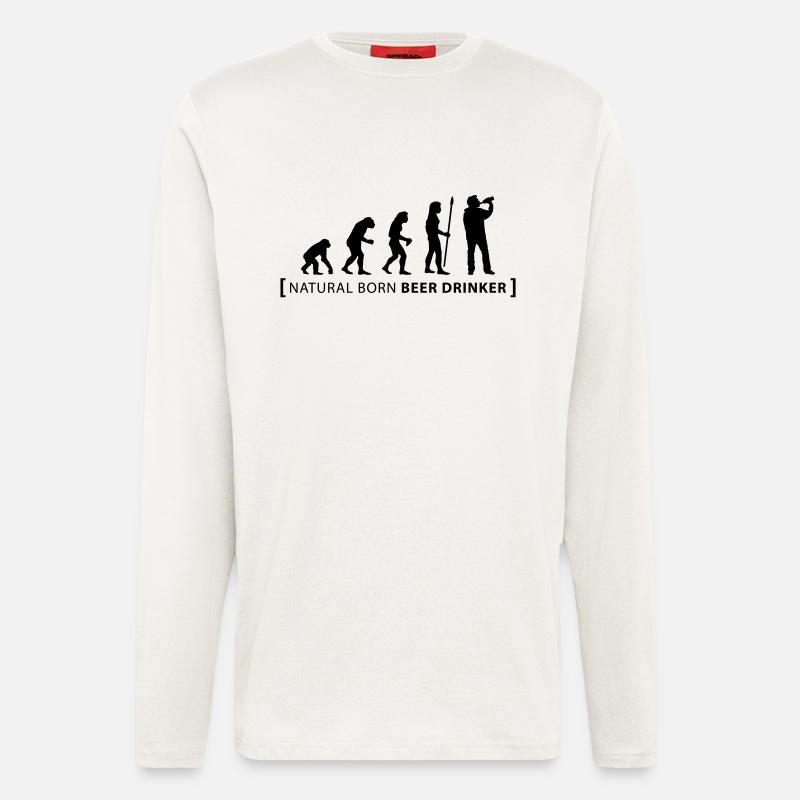 fassbier - Langarmshirt - made by SPREAD  - OFF WHITE
