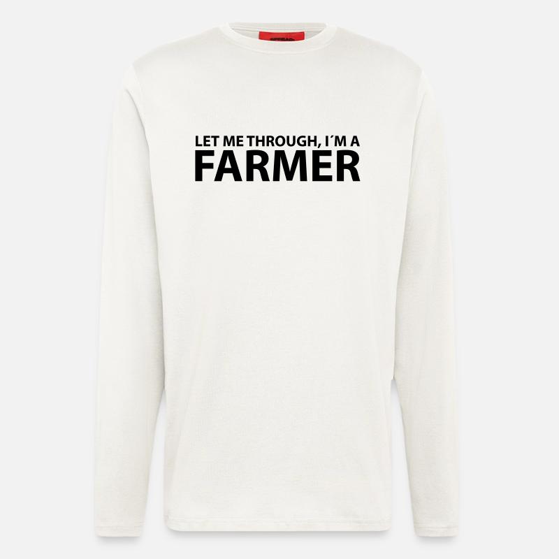 farmer - Langarmshirt - made by SPREAD  - OFF WHITE