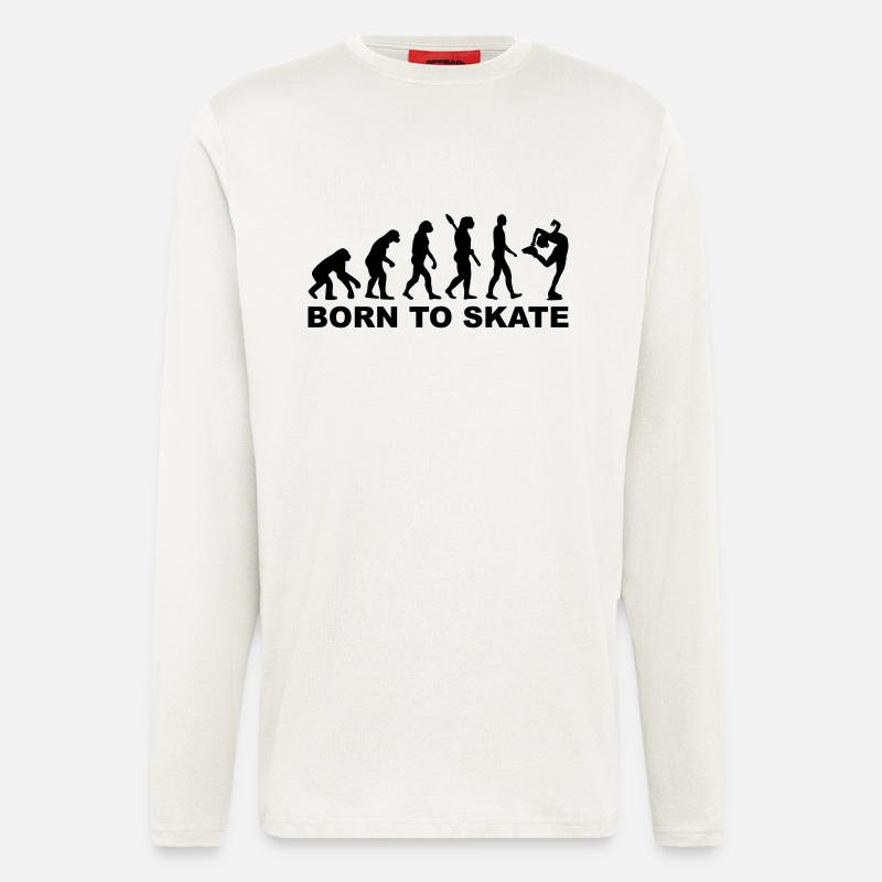 Evolution Figure skating - Longsleeve - made by SPREAD  - OFF WHITE