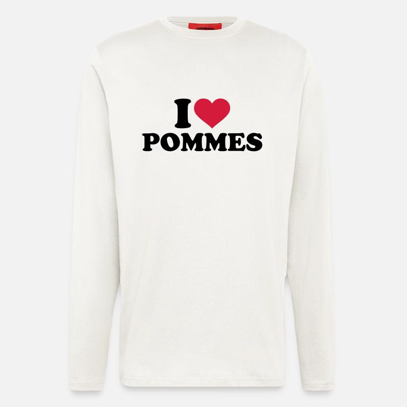 Pommes - Langarmshirt - made by SPREAD  - OFF WHITE