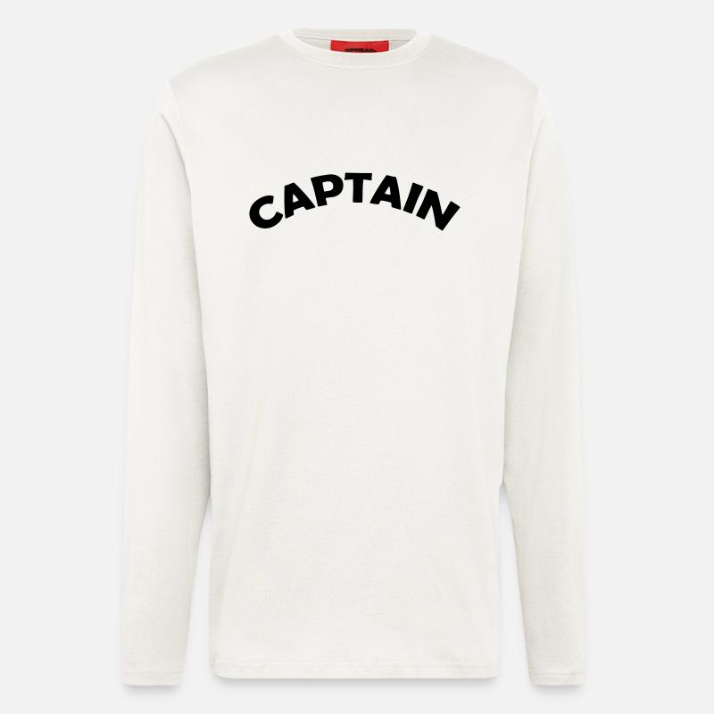 captain - Langarmshirt - made by SPREAD  - OFF WHITE