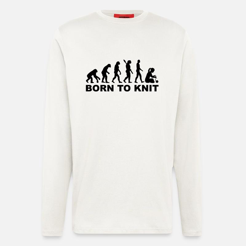 Evolution Knitting - Longsleeve - made by SPREAD  - OFF WHITE