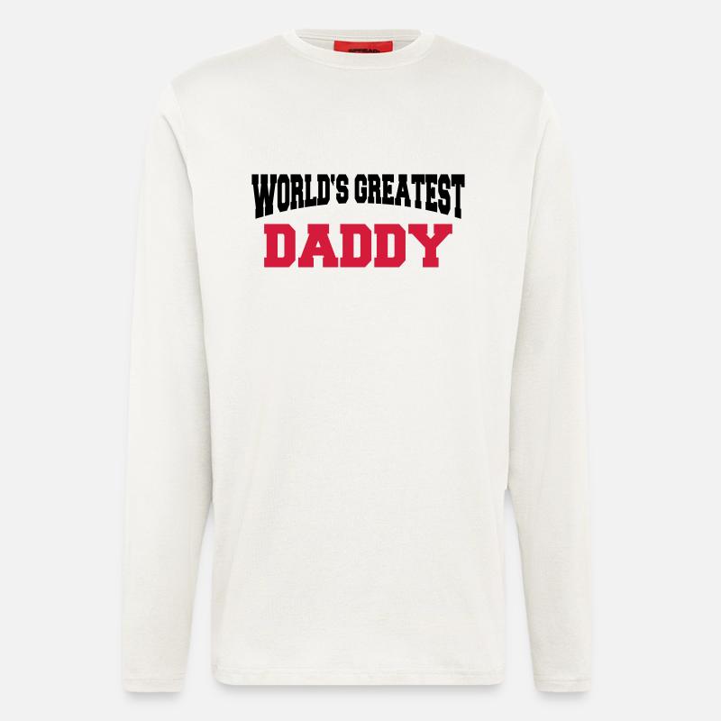 World's greatest Daddy - Longsleeve - made by SPREAD  - OFF WHITE