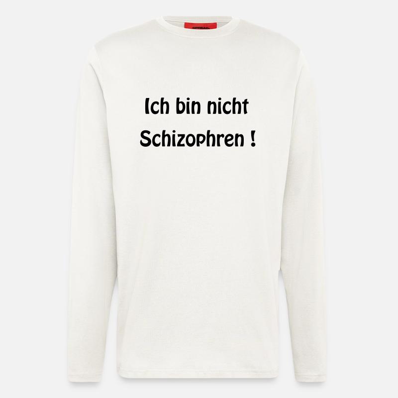 Schizophren - Langarmshirt - made by SPREAD  - OFF WHITE