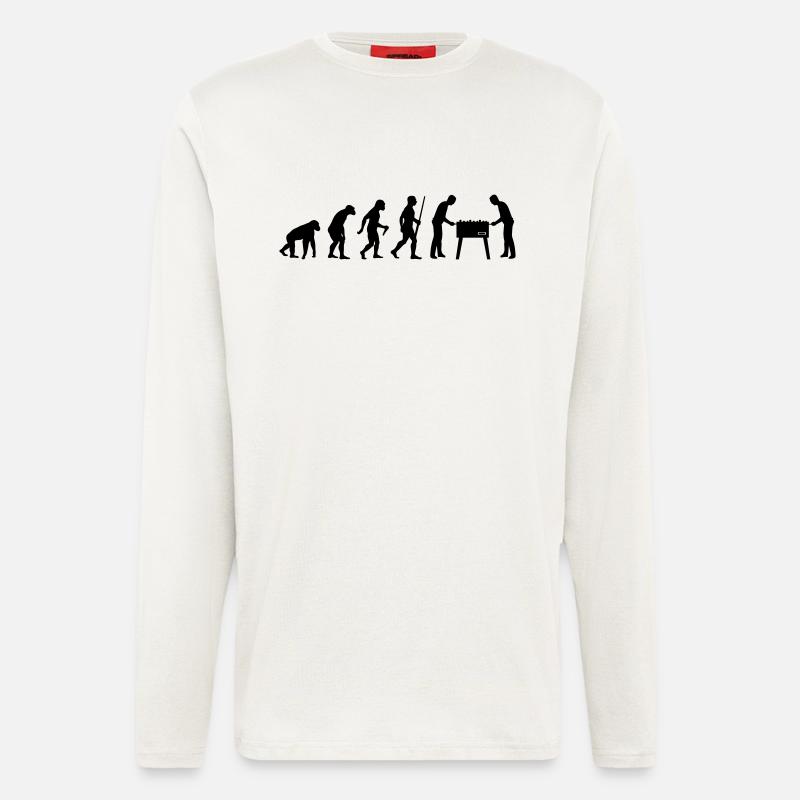 Tischkicker Evolution - Langarmshirt - made by SPREAD  - OFF WHITE