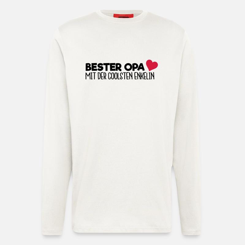 Bester Opa - Langarmshirt - made by SPREAD  - OFF WHITE