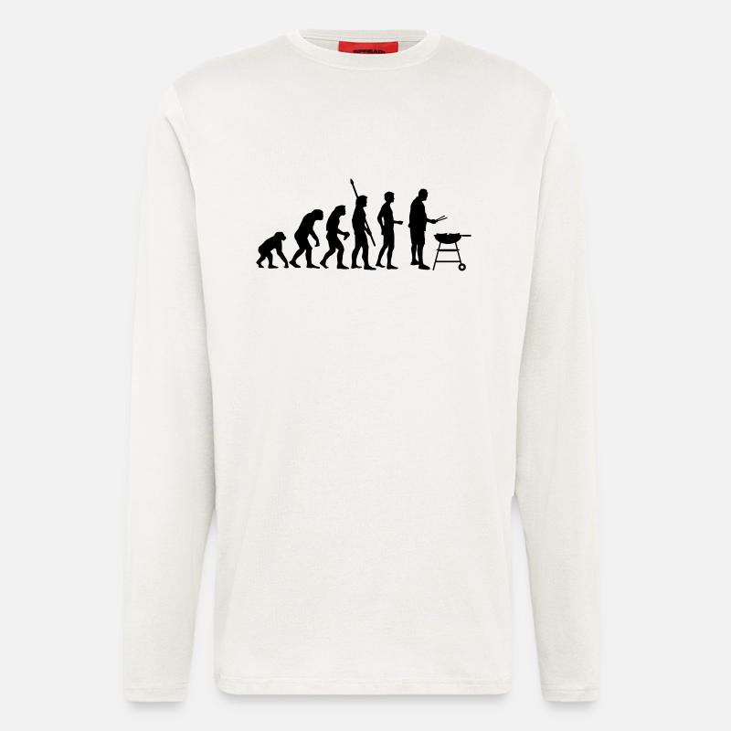 evolution_grill - Longsleeve - made by SPREAD  - OFF WHITE