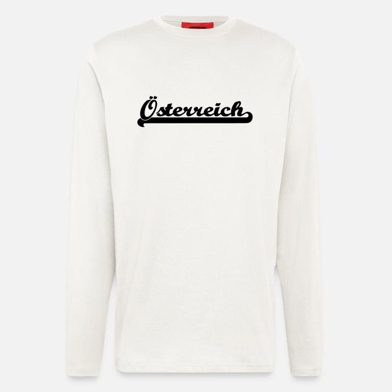 austria writing - Longsleeve - made by SPREAD  - OFF WHITE