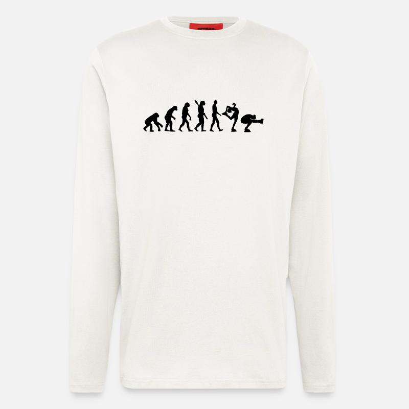 Evolution Figure skating - Longsleeve - made by SPREAD  - OFF WHITE