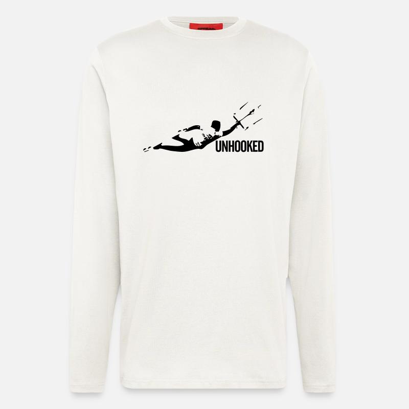 Kitesurfing UNHOOKED - Langarmshirt - made by SPREAD  - OFF WHITE