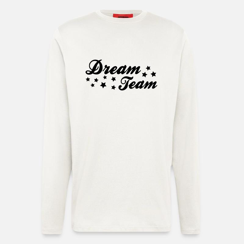 dream_team_pr1 - Langarmshirt - made by SPREAD  - OFF WHITE