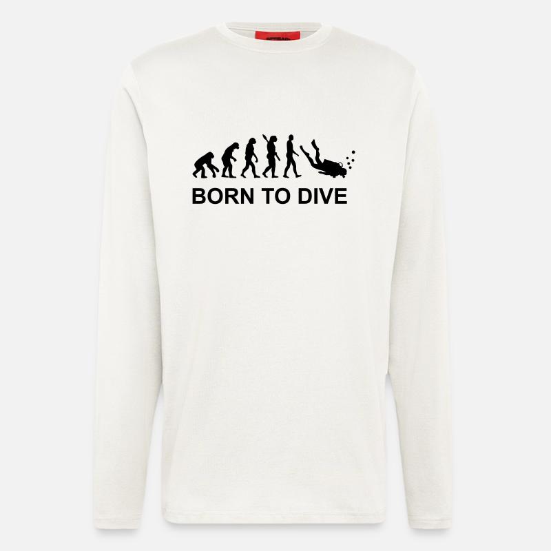 Evolution Diving - Longsleeve - made by SPREAD  - OFF WHITE
