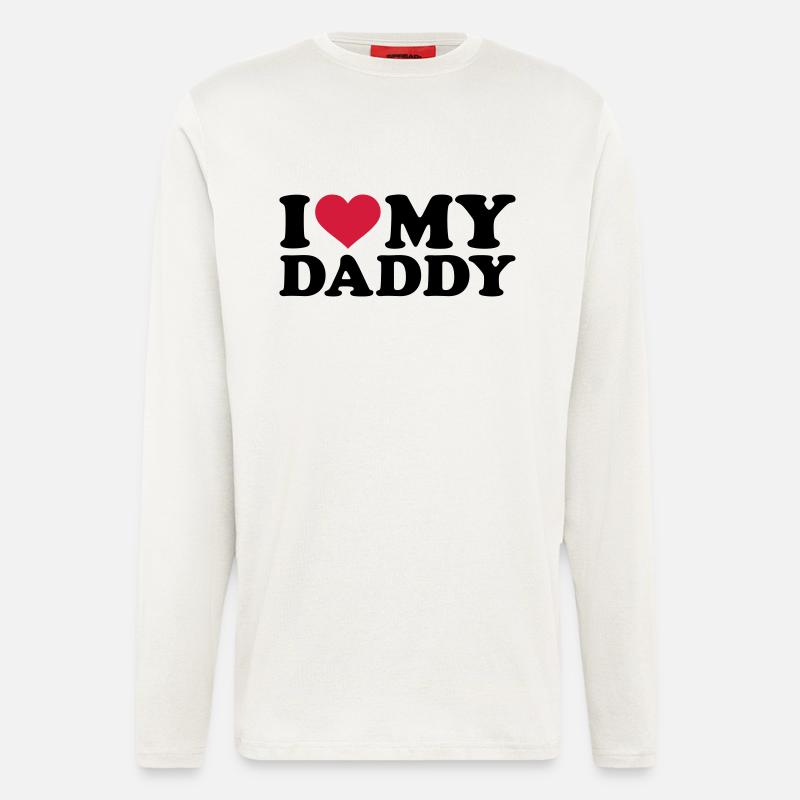 I love my Daddy - Langarmshirt - made by SPREAD  - OFF WHITE