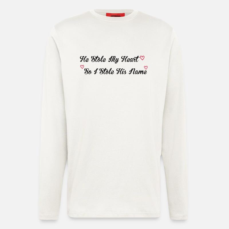 Stole My Heart - Langarmshirt - made by SPREAD  - OFF WHITE