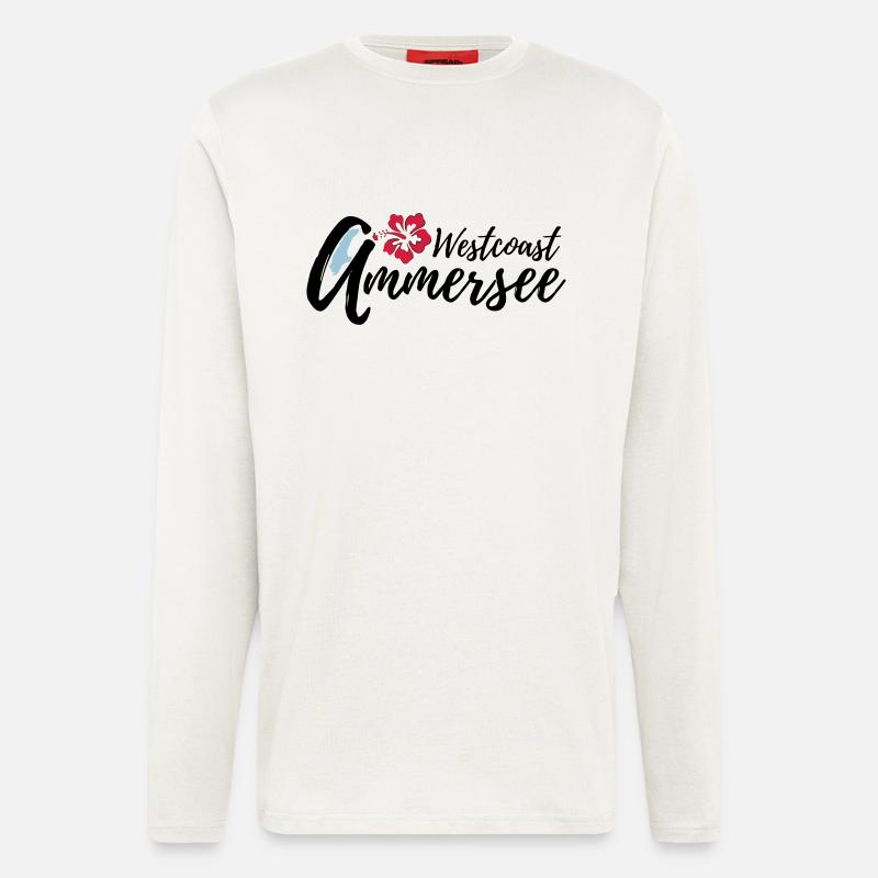 Ammersee Westcoast 3c - Langarmshirt - made by SPREAD  - OFF WHITE
