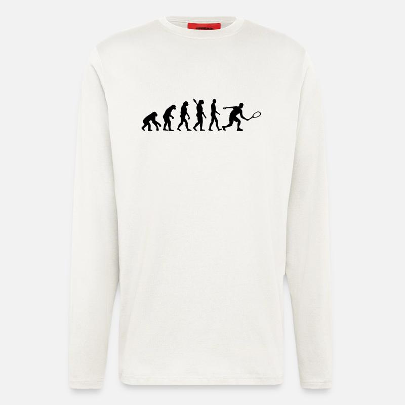 Evolution Squash - Longsleeve - made by SPREAD  - OFF WHITE