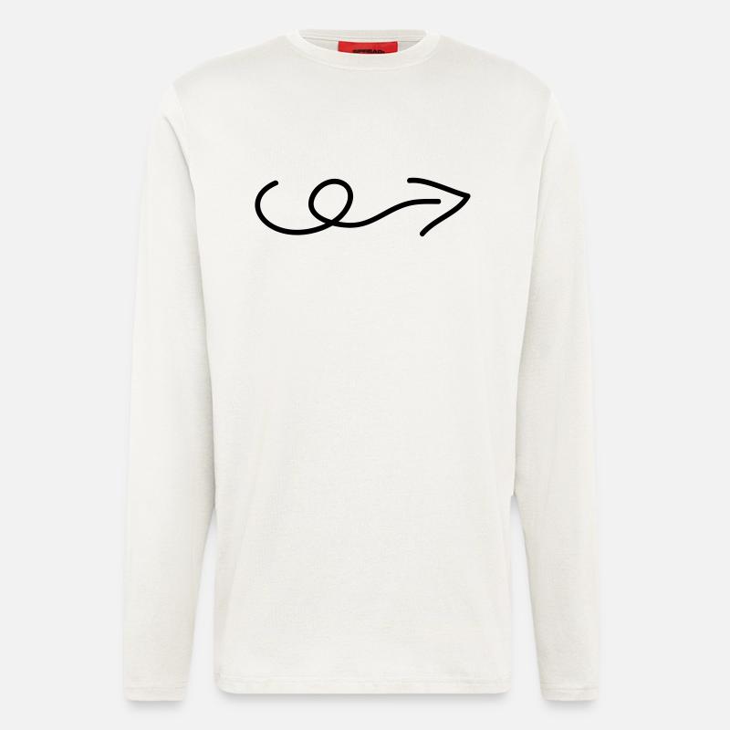 pfeil - Langarmshirt - made by SPREAD  - OFF WHITE