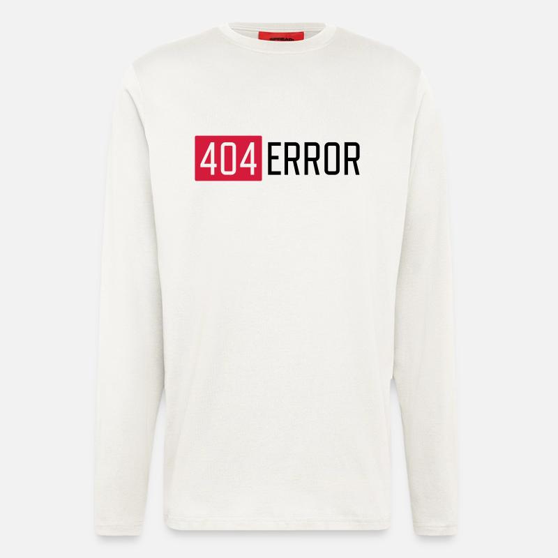 404 ERROR - Langarmshirt - made by SPREAD  - OFF WHITE