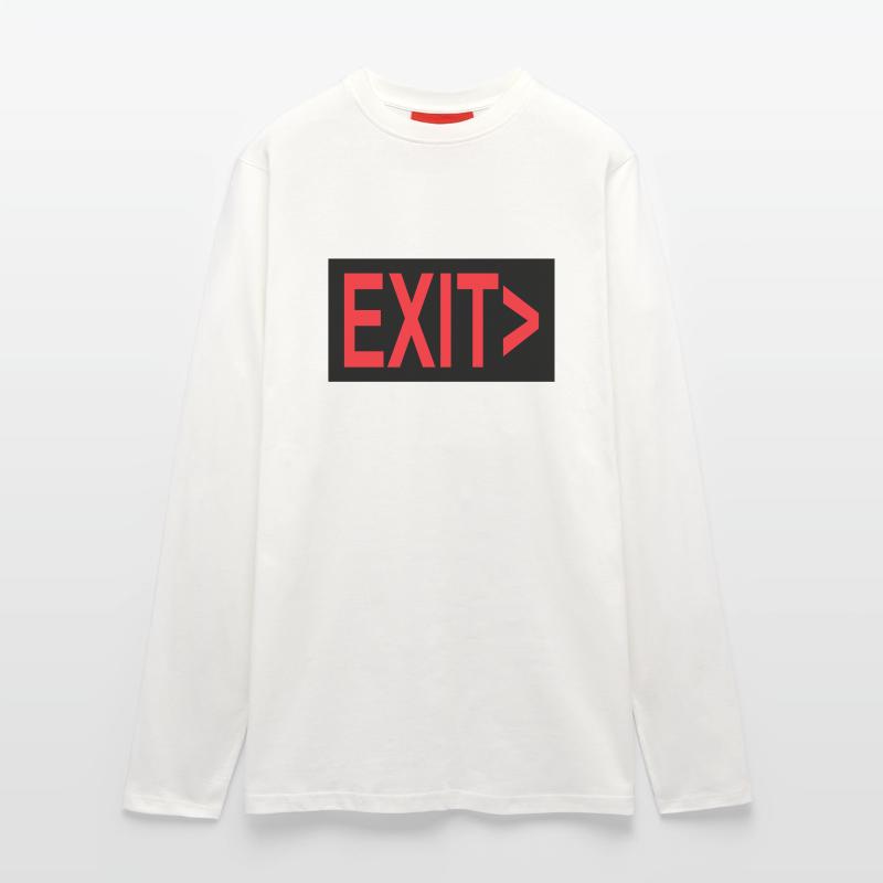 Exit / Exit / Emergency Exit Longsleeve - made by SPREAD 