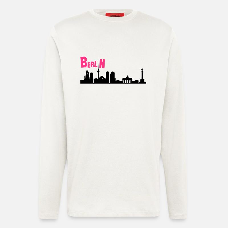 berlin_v4 - Langarmshirt - made by SPREAD  - OFF WHITE