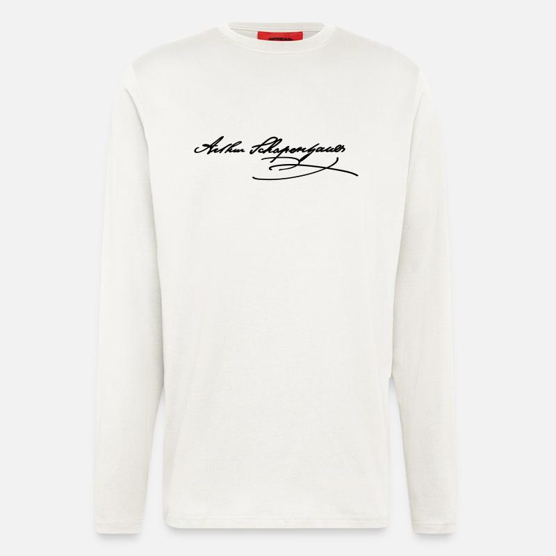 Arthur Schopenhauer - Longsleeve - made by SPREAD  - OFF WHITE