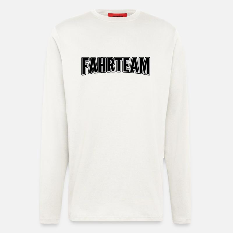 Fahrteam - Langarmshirt - made by SPREAD  - OFF WHITE