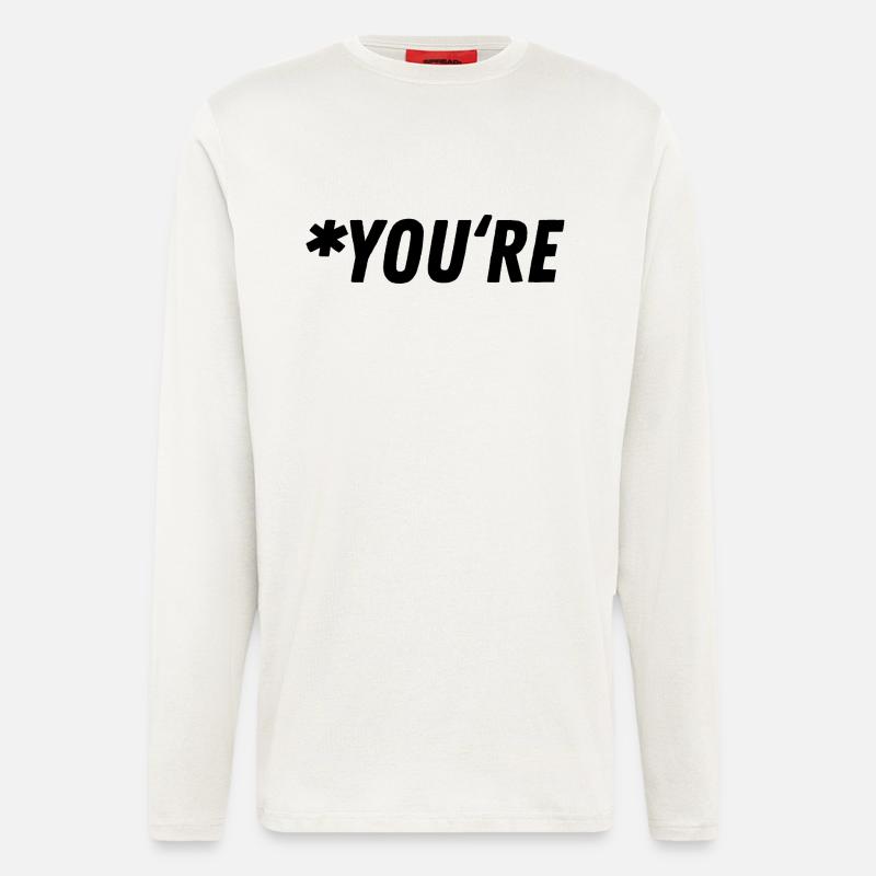 Grammar Grammar Gift Gift Idea - Longsleeve - made by SPREAD  - OFF WHITE