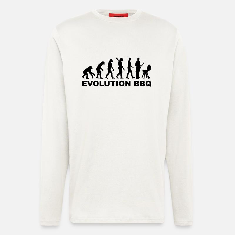 Evolution BBQ - Longsleeve - made by SPREAD  - OFF WHITE