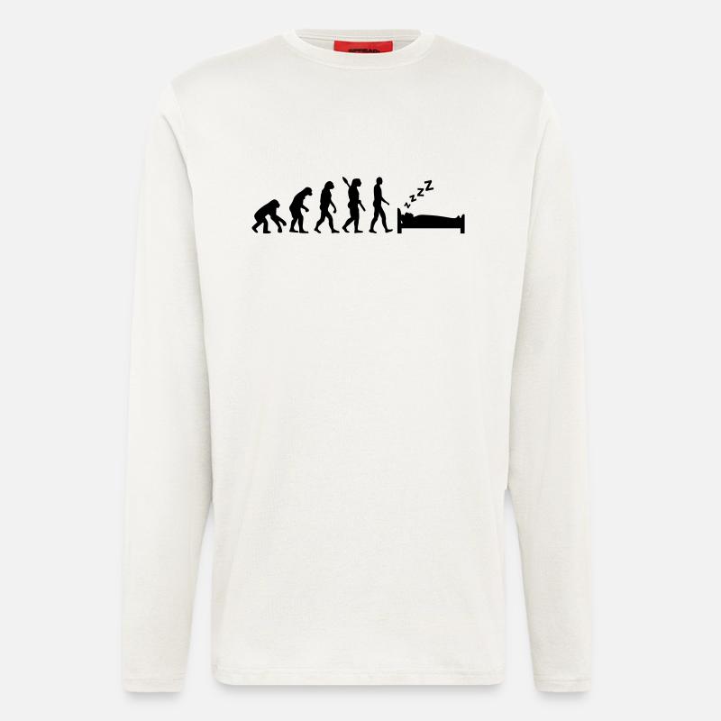 Evolution Sleep - Longsleeve - made by SPREAD  - OFF WHITE