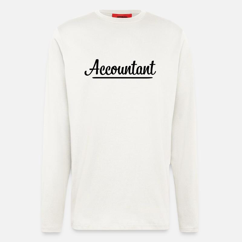 Comptable - Manches longues bio décontracté fabriqué en UE - OFF WHITE