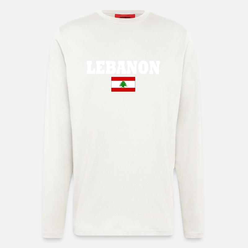 Libanon - Langarmshirt - made by SPREAD - OFF WHITE