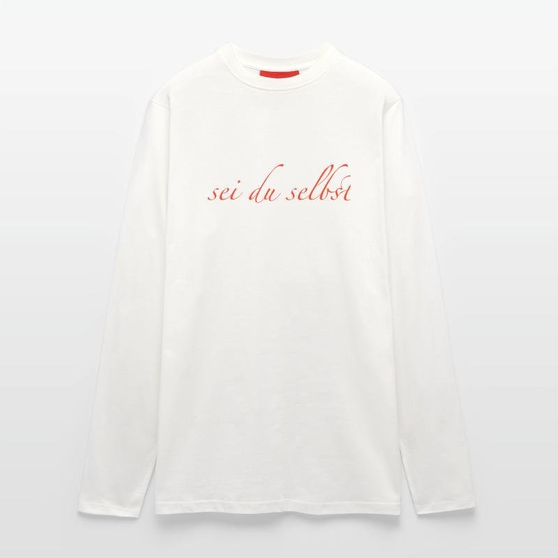 sei du selbst Langarmshirt - made by SPREAD 