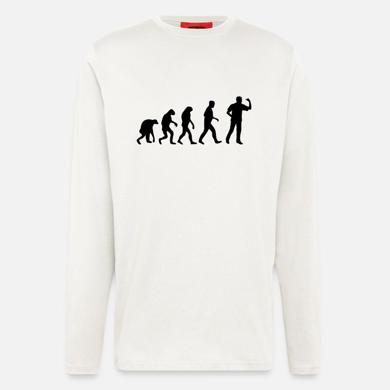 dart evolution - Manches longues bio décontracté fabriqué en UE - OFF WHITE