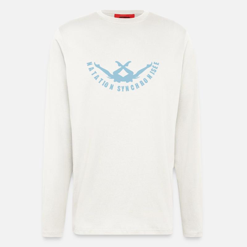synchronisee2 swimming synchronized swim - Longsleeve - made by SPREAD  - OFF WHITE