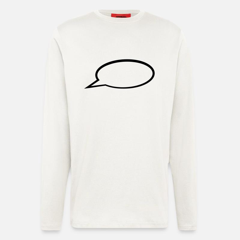 Sprechblase - Langarmshirt - made by SPREAD  - OFF WHITE