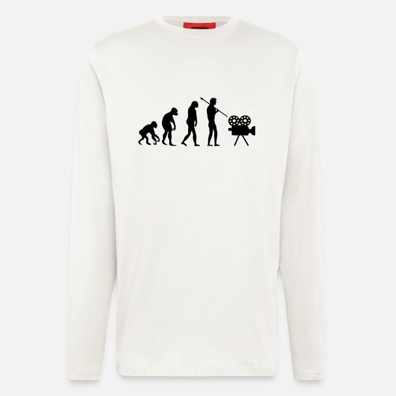 movie_evolution - Longsleeve - made by SPREAD  - OFF WHITE