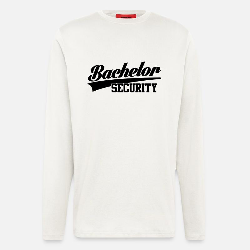 bachelor security - Longsleeve - made by SPREAD  - OFF WHITE