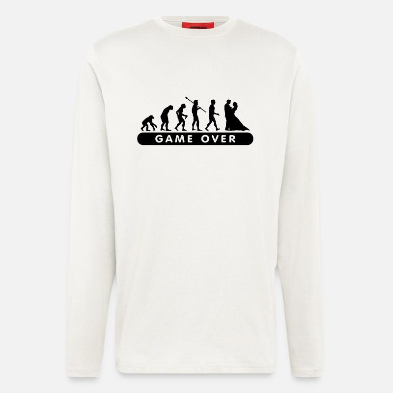 Game over - Langarmshirt - made by SPREAD  - OFF WHITE