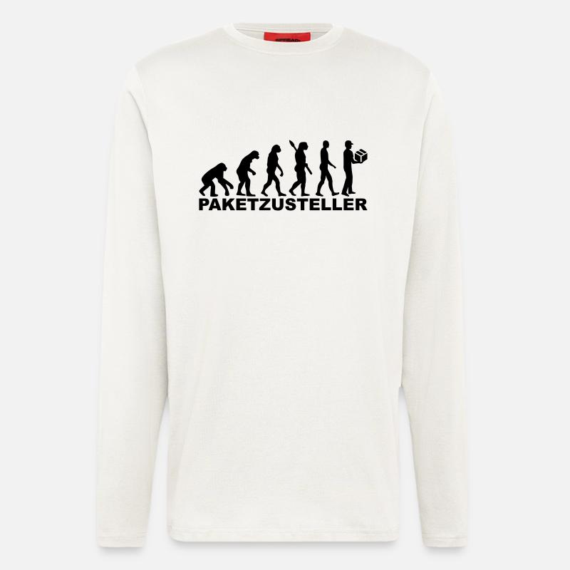 Paketzusteller - Langarmshirt - made by SPREAD  - OFF WHITE