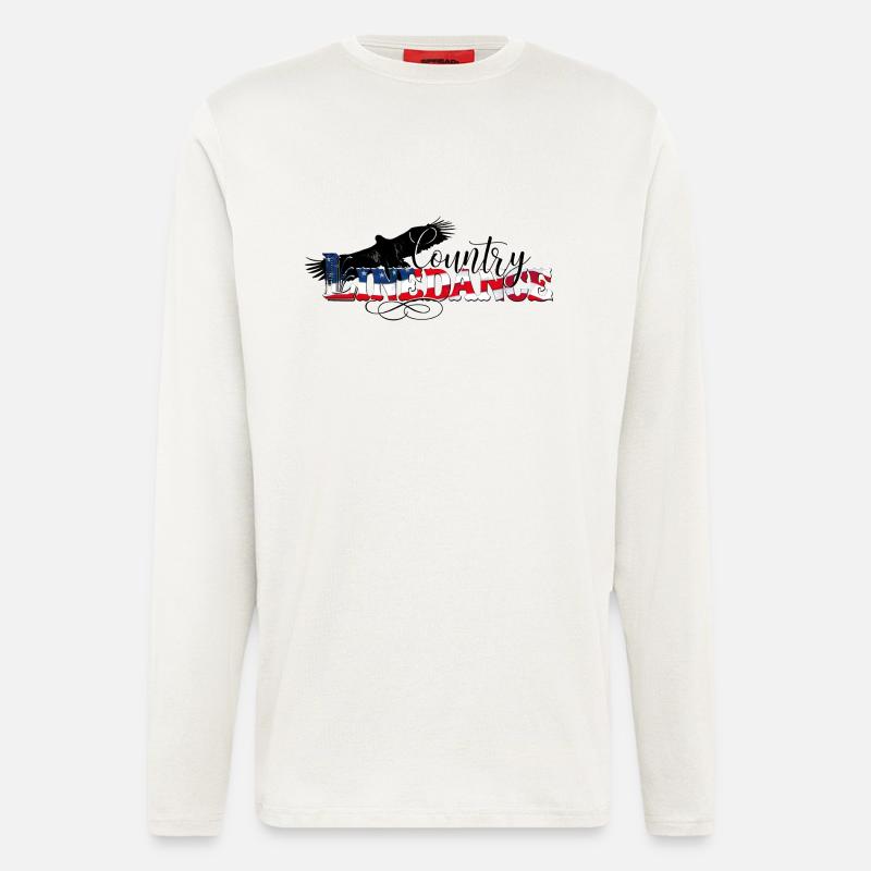 kl_linedance68d - Langarmshirt - made by SPREAD - OFF WHITE