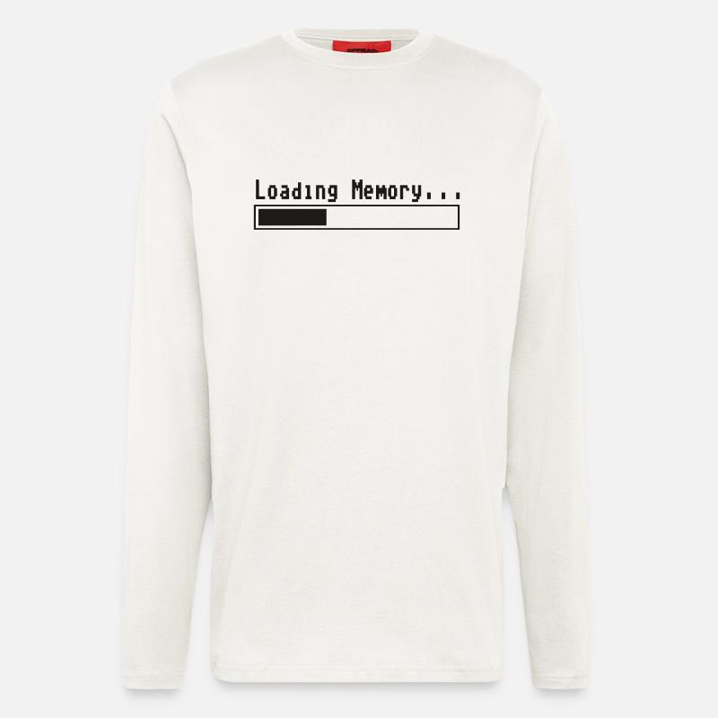 Loading Memory... - Langarmshirt - made by SPREAD  - OFF WHITE
