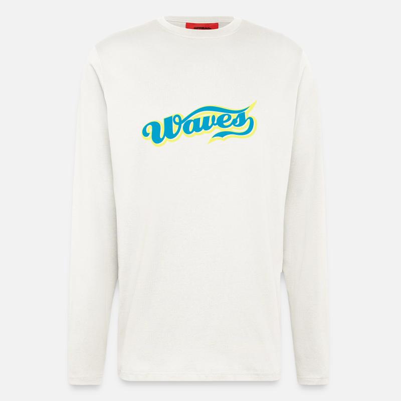 waves - Longsleeve - made by SPREAD  - OFF WHITE