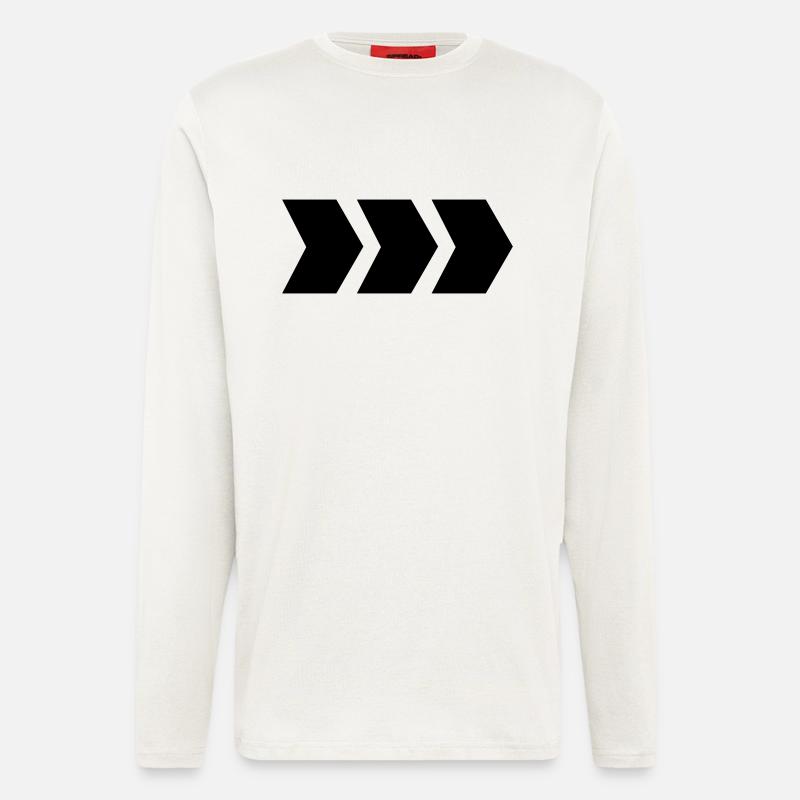 pfeil - Langarmshirt - made by SPREAD  - OFF WHITE
